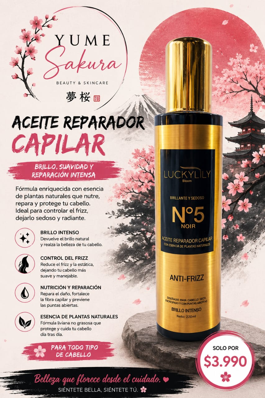 Aceite reparador capilar
