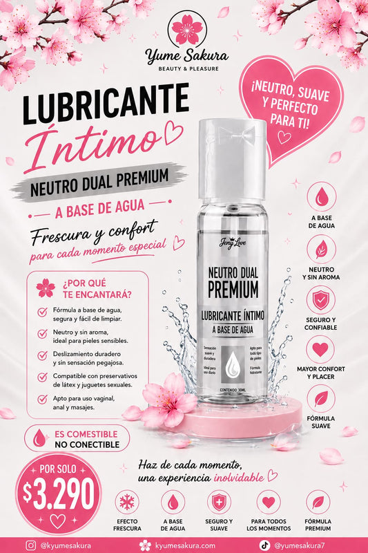 Lubricante intimo neutro dual Premium