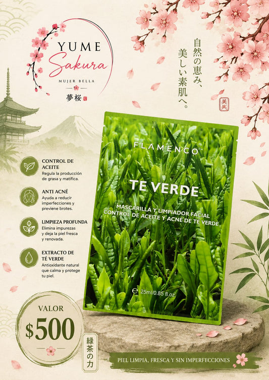 Mascarilla Facial Te Verde