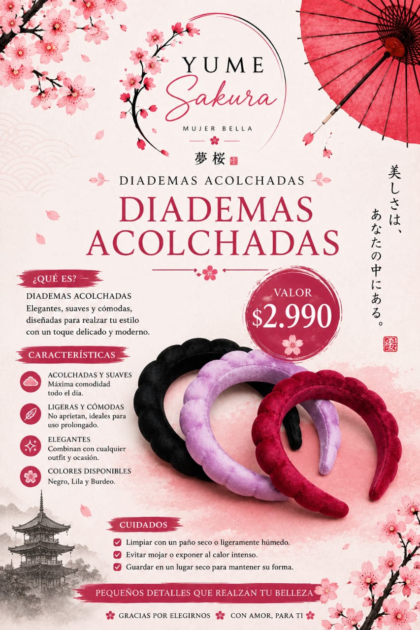 Diademas Acolchadas