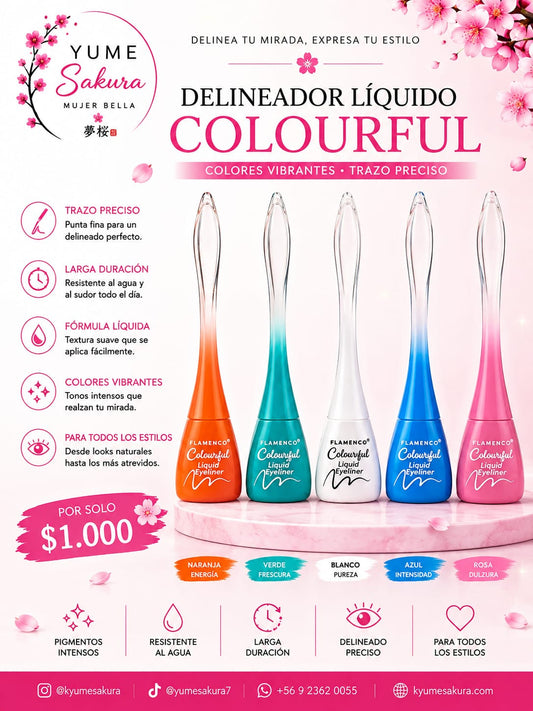 Delineador Liquido Colourful