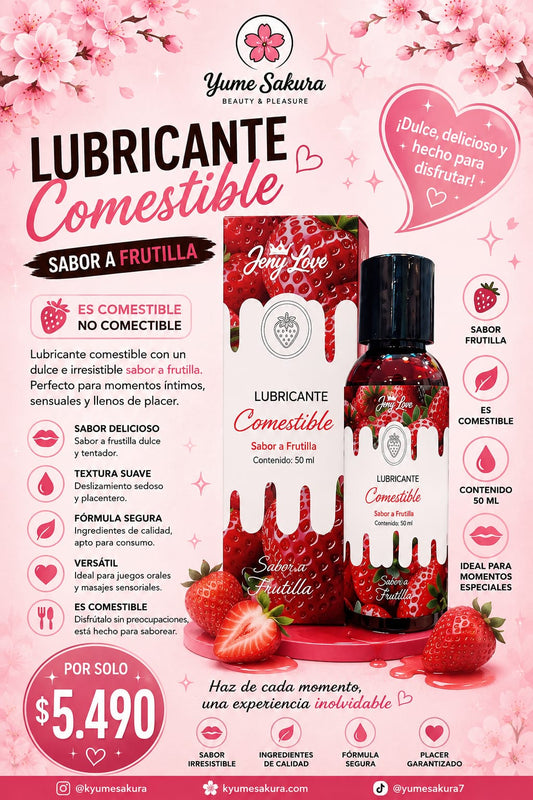 Lubricante de frutilla